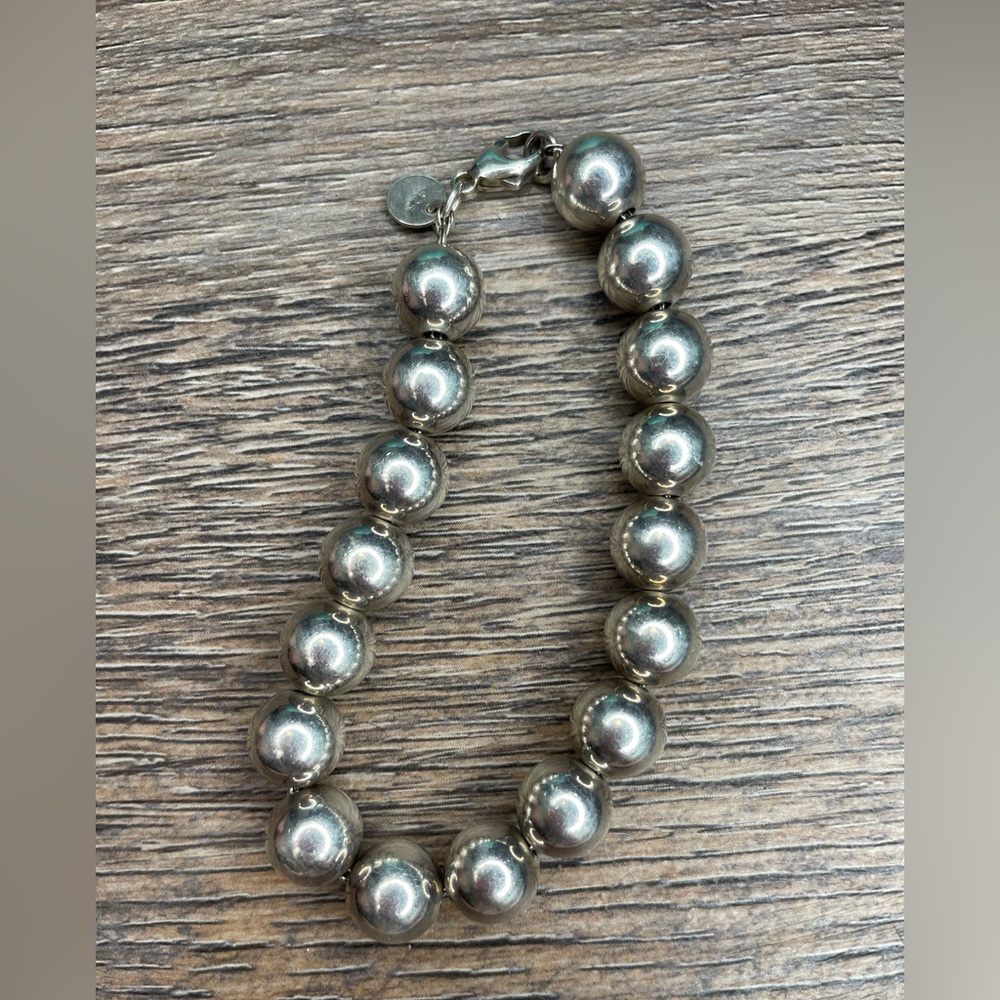 Tiffany & Co. sterling silver ball bracelet